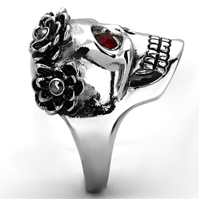 Vintage Rings TK1117 Stainless Steel Ring with Top Grade Crystal in Siam