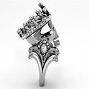 Vintage Rings TK1123 Stainless Steel Ring with Top Grade Crystal