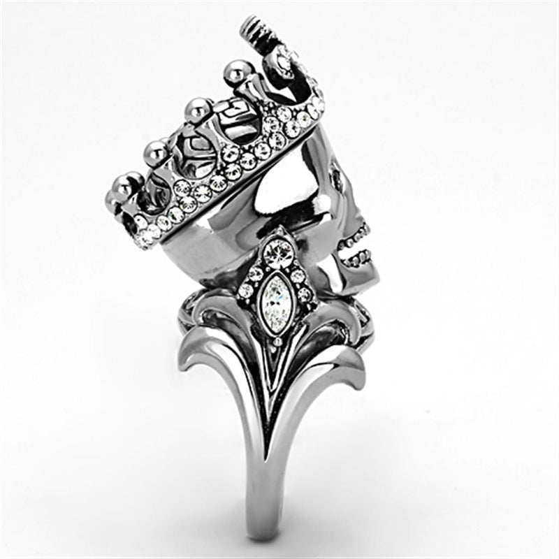 Vintage Rings TK1123 Stainless Steel Ring with Top Grade Crystal