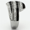 Vintage Rings TK1134 Stainless Steel Ring with Top Grade Crystal