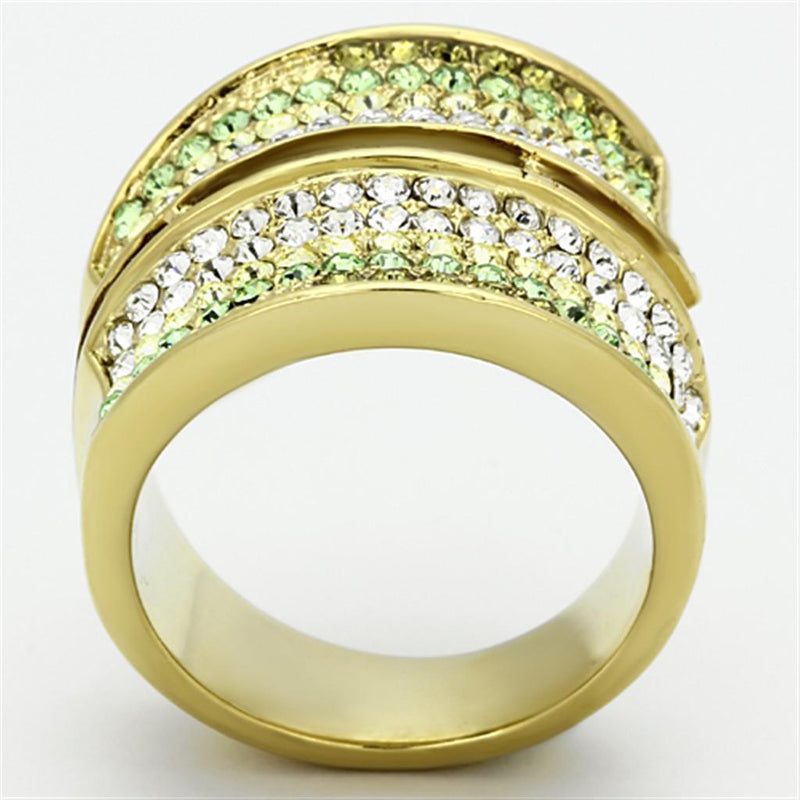 Cheap Gold Rings TK1146 Gold - Stainless Steel Ring with Top Grade Crystal