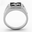 Mens Stainless Steel Rings TK1158 Stainless Steel Ring with Crystal