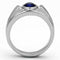 Mens Stainless Steel Rings TK1184 Stainless Steel Ring with Synthetic