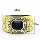 Cheap Gold Rings TK1192 Gold - Stainless Steel Ring with Top Grade Crystal