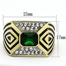 Cheap Gold Rings TK1195 Two-Tone Gold - Stainless Steel Ring