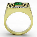 Cheap Gold Rings TK1195 Two-Tone Gold - Stainless Steel Ring