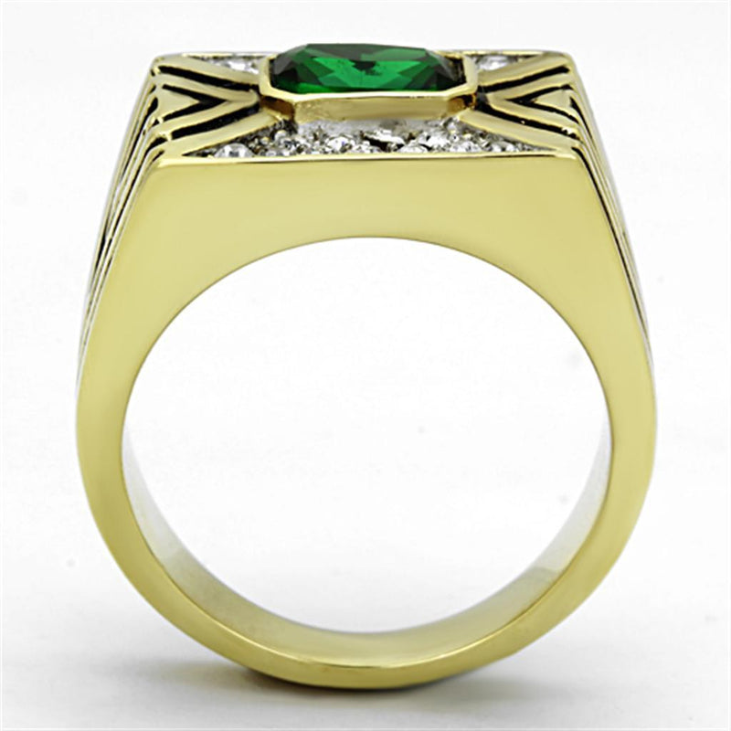 Cheap Gold Rings TK1195 Two-Tone Gold - Stainless Steel Ring