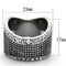 Mens Stainless Steel Rings TK1198 Stainless Steel Ring with Crystal