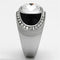 Mens Stainless Steel Rings TK1199 Stainless Steel Ring with Crystal