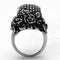Mens Stainless Steel Rings TK1203 Stainless Steel Ring with Crystal