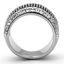 Cheap Rings TK1216 Stainless Steel Ring with Top Grade Crystal