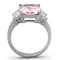 Cheap Rings TK1224 Stainless Steel Ring with AAA Grade CZ in Rose