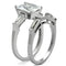 Cheap Rings TK1229 Stainless Steel Ring with AAA Grade CZ