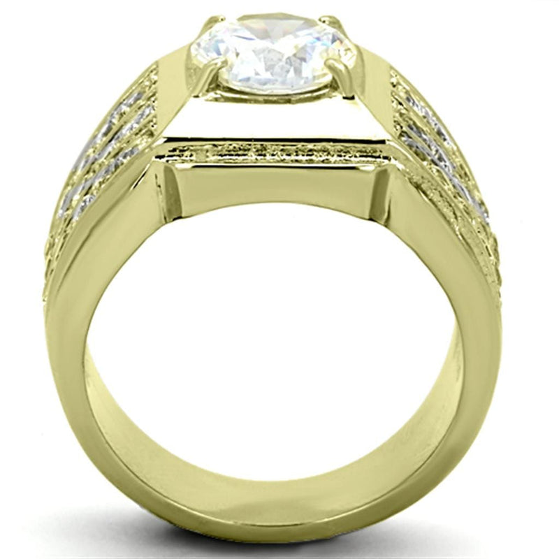 Cheap Gold Rings TK1233G Gold - Stainless Steel Ring with AAA Grade CZ