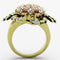 Cheap Gold Rings TK1290 Gold - Stainless Steel Ring with Top Grade Crystal