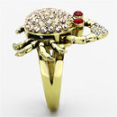 Cheap Gold Rings TK1290 Gold - Stainless Steel Ring with Top Grade Crystal