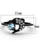 Cheap Rings TK1302 Black - Stainless Steel Ring with Top Grade Crystal