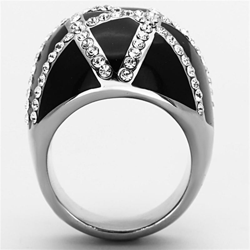 Cheap Rings TK1306 Stainless Steel Ring with Top Grade Crystal