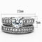 Cheap Rings TK1318 Stainless Steel Ring with AAA Grade CZ