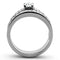 Cheap Rings TK1321 Stainless Steel Ring with AAA Grade CZ