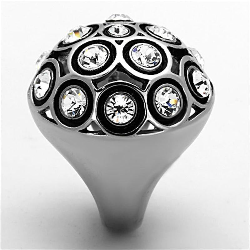 Cheap Rings TK1325 Stainless Steel Ring with Top Grade Crystal