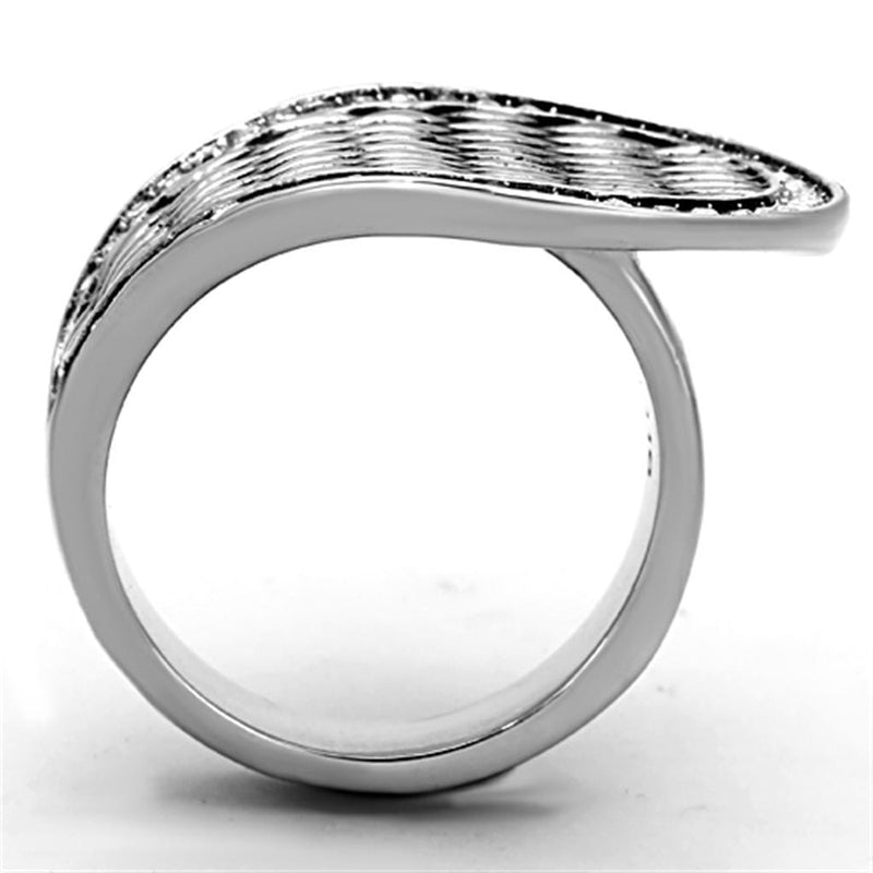 Cheap Rings TK1328 Stainless Steel Ring with Top Grade Crystal