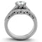 Cheap Rings TK1330 Stainless Steel Ring with AAA Grade CZ