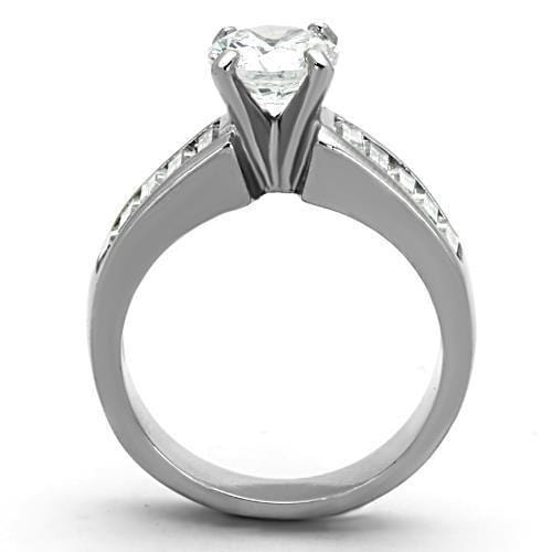 Cheap Rings TK1332 Stainless Steel Ring with AAA Grade CZ