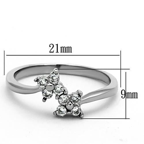 Cheap Rings TK1333 Stainless Steel Ring with AAA Grade CZ