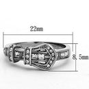 Cheap Rings TK1334 Stainless Steel Ring with Top Grade Crystal