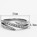 Cheap Rings TK1338 Stainless Steel Ring with Top Grade Crystal