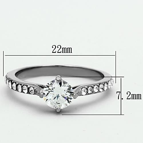 Cheap Rings TK1339 Stainless Steel Ring with AAA Grade CZ