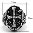 Mens Stainless Steel Rings TK1351 Stainless Steel Ring with Crystal