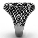 Mens Stainless Steel Rings TK1351 Stainless Steel Ring with Crystal