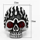 Mens Stainless Steel Rings TK1354 Stainless Steel Ring with Crystal in Siam