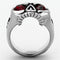 Mens Stainless Steel Rings TK1354 Stainless Steel Ring with Crystal in Siam