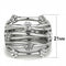 Cheap Wedding Rings TK1372 Stainless Steel Ring with Top Grade Crystal