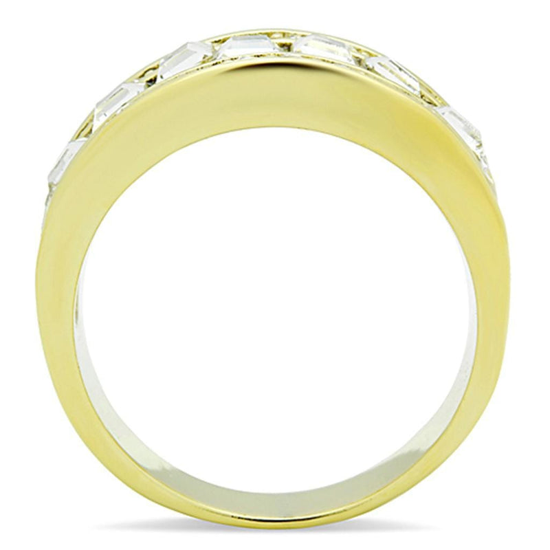 Cheap Gold Rings TK1386 Gold - Stainless Steel Ring with Top Grade Crystal