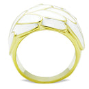 Cheap Gold Rings TK1387 Gold - Stainless Steel Ring in White