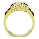 Cheap Gold Rings TK1388 Gold - Stainless Steel Ring with Crystal in Siam