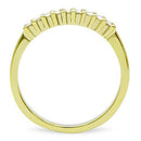 Thin Gold Ring TK1390 Gold - Stainless Steel Ring with Top Grade Crystal