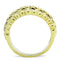 Thin Gold Ring TK1393 Gold - Stainless Steel Ring with Top Grade Crystal