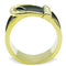 Thin Gold Ring TK1396 Gold - Stainless Steel Ring with Top Grade Crystal