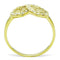 Thin Gold Ring TK1398 Gold - Stainless Steel Ring with Top Grade Crystal