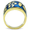 Thin Gold Ring TK1399 Gold - Stainless Steel Ring with Epoxy