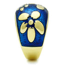 Thin Gold Ring TK1399 Gold - Stainless Steel Ring with Epoxy