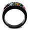 Mens Stainless Steel Rings TK1402J - Stainless Steel Ring with Crystal