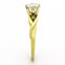 Thin Gold Ring TK1416 Gold - Stainless Steel Ring with AAA Grade CZ