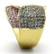 Thin Gold Ring TK1420 Gold - Stainless Steel Ring with Top Grade Crystal