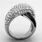 Cheap Wedding Rings TK1427 Stainless Steel Ring with Top Grade Crystal